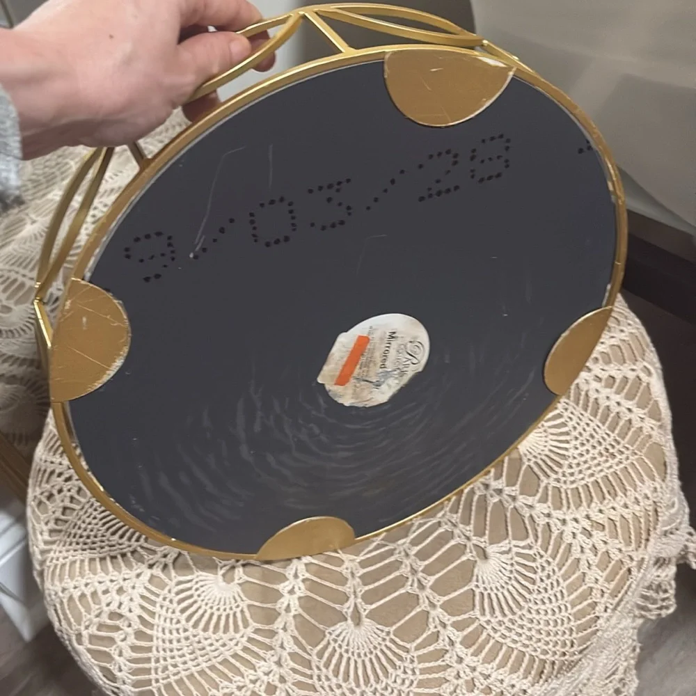 COPY - Elegant Gold Decorative Tray